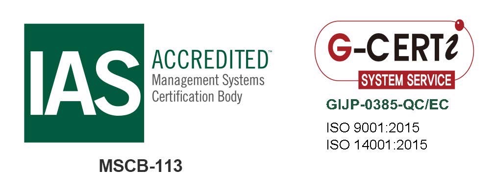 ISO 9001 / 14001認証取得