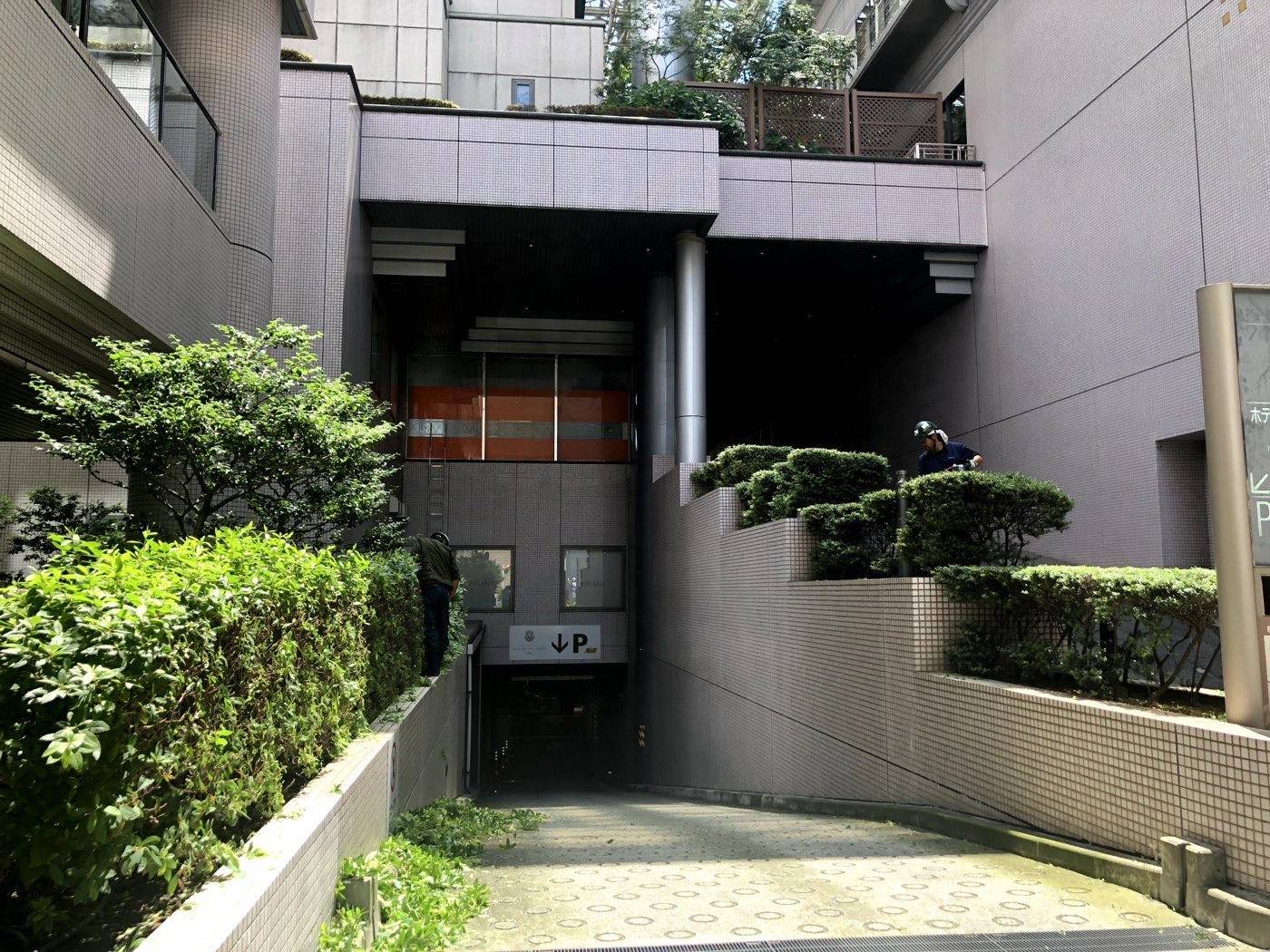 ブロック塀と門まわり