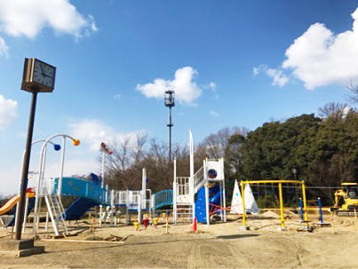 錦織公園 水辺の里遊具改修工事